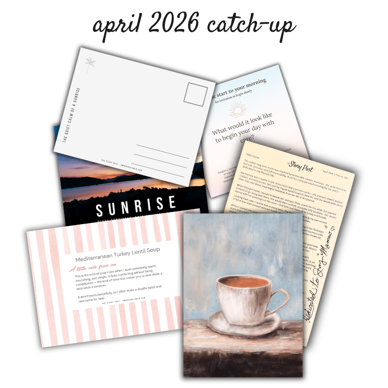 April 2026 Catch Up