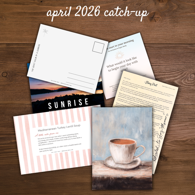 April 2026 Catch Up